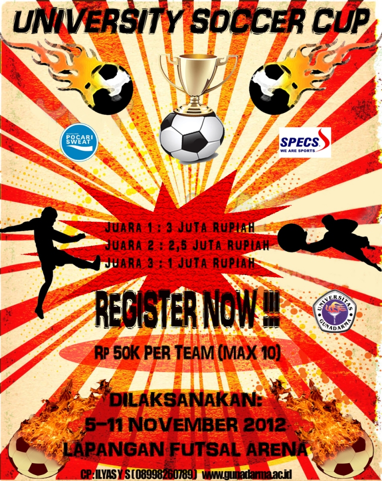 Poster Kegiatan University Soccer Cup